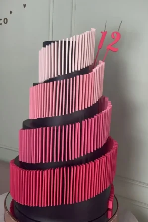 Bolo Fillete Rosa