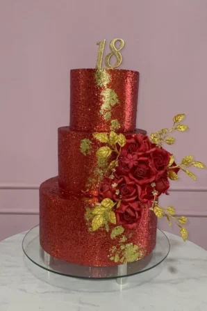 Bolo Glow Vermelho
