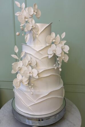 Bolo Ruffle Cake Moderno 4 andares