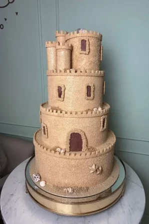 Bolo Castelo de Areia